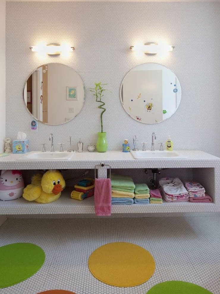 缤纷色暖心设计 10款儿童卫浴间 ——凤凰网房产