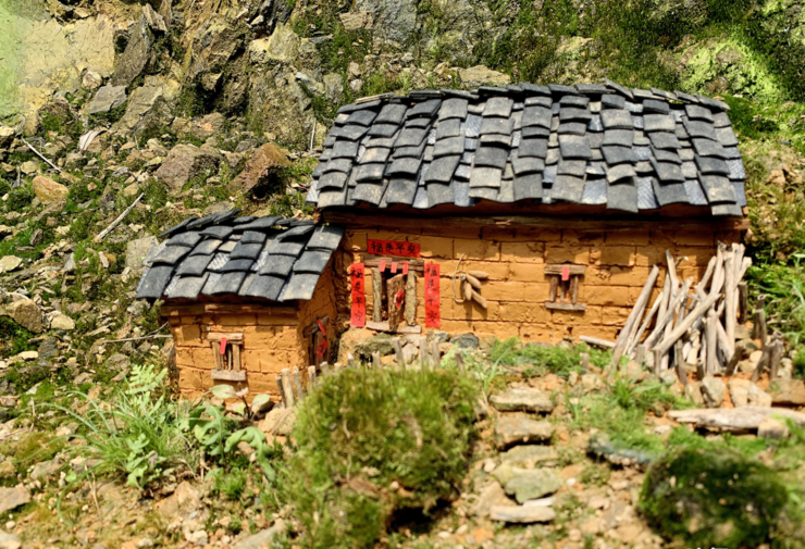 90后小伙用泥捏出的"世外桃源",意外走红!