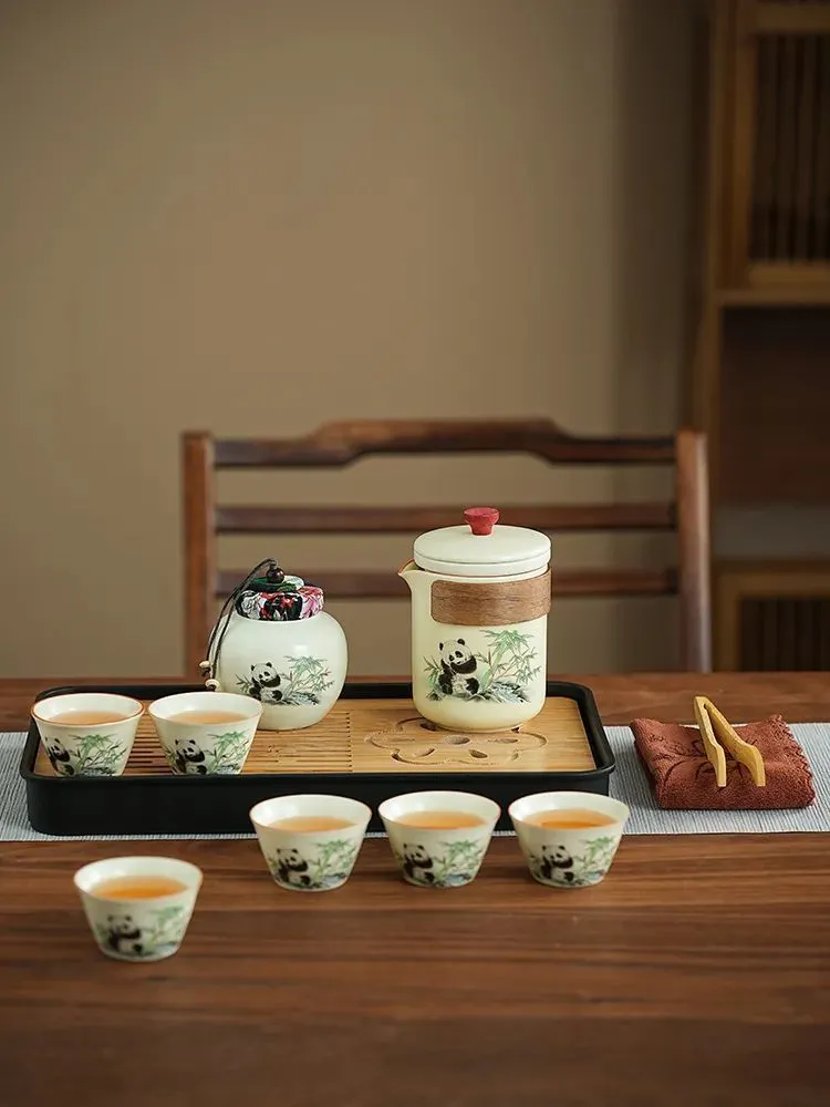 一茶一世界，一壶品人生！这套“熊猫茶具”尽显千年宋韵风华！_凤凰网