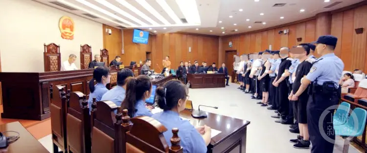 法院对韩某等人依法宣判。 图片来自西安市中级人民法院