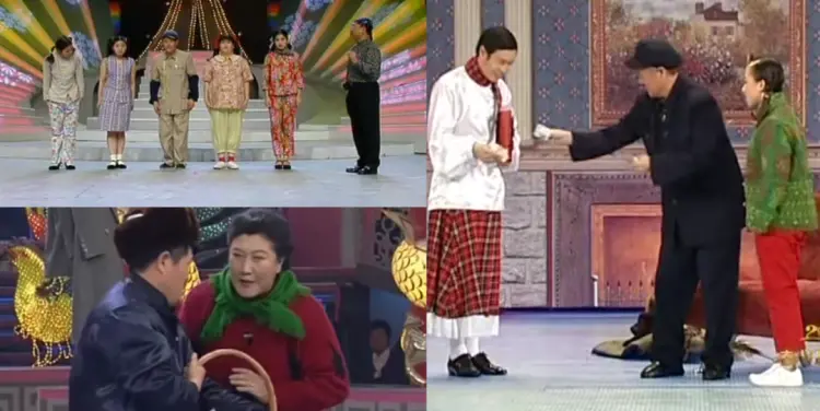 东北小品带火了东北大花，一定程度上也和其土味的刻板印象有关。/赵本山小品截图