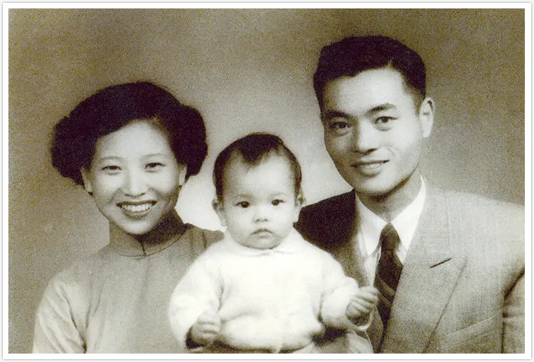 ▲1953年，大女儿赵小兰出生。