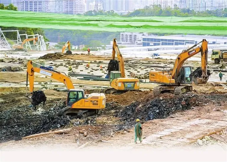 垃圾“清倉”！深圳開挖全國體量最大填埋場