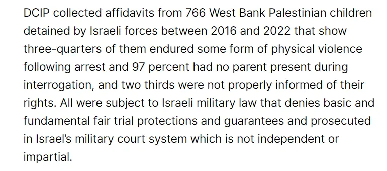 DCI Palestine报告截图