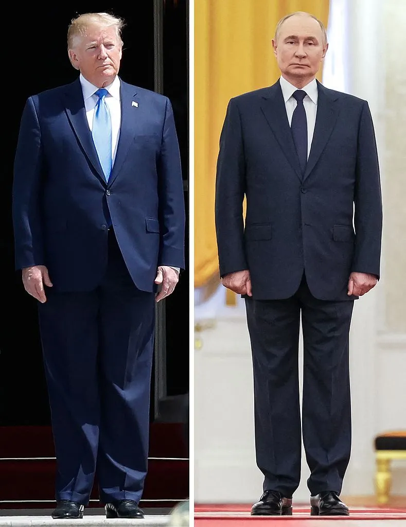 资料图：特朗普与普京 （视觉中国）