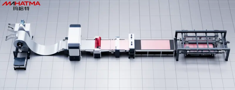 玛哈特开卷矫平剪切线:提升生产效率与产品精度的利器