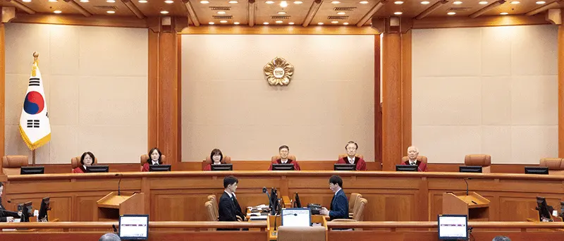 宪法裁判所（韩国宪法法院）现任只有6名法官