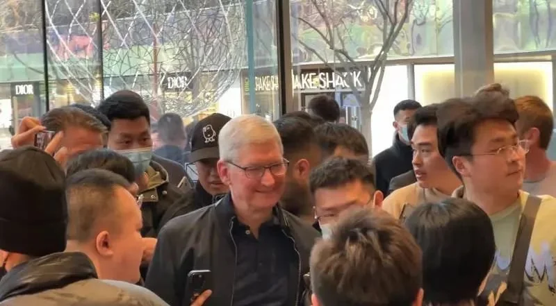 蘋果CEO庫克：非常開心能回中國 每次來都很有收獲