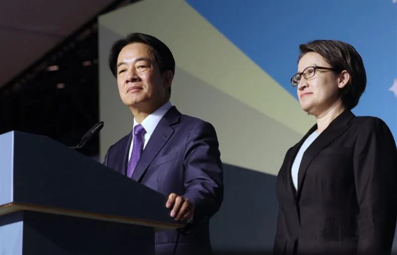 圖註：賴清德民調慘淡且不如副手蕭美琴。