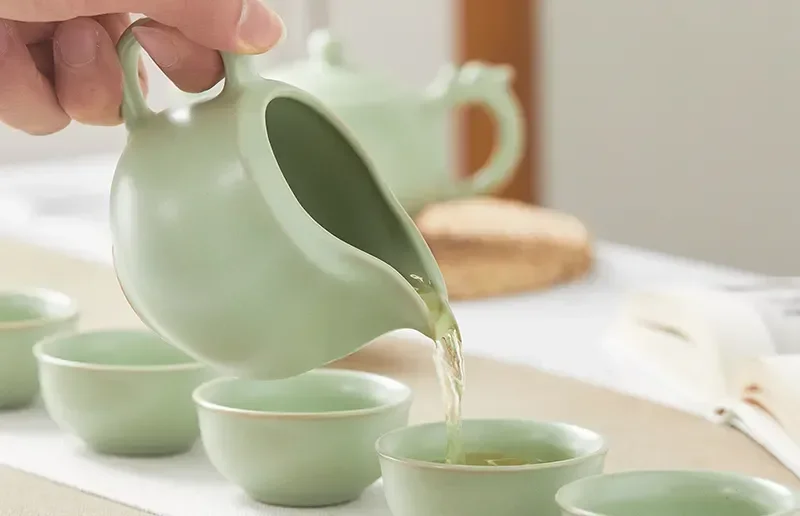 茶器セット（翡翠） Amazon｜Tipmant Chinese Tea Set 中国茶器 茶セット自然