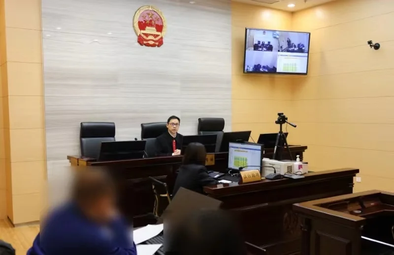 庭审现场 上海徐汇法院 供图