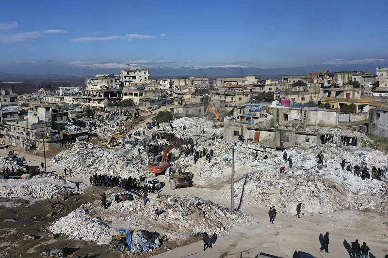 △6日发生的地震在叙利亚造成重大人员伤亡