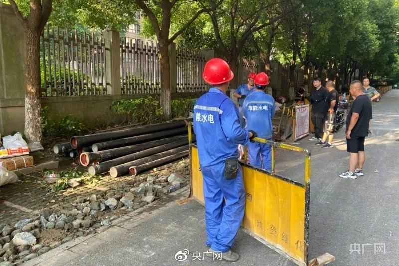 7月1日，改造施工正式启动（央广网记者 唐奇云 摄）