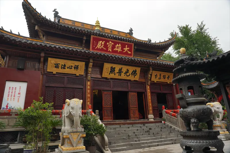 今天的合肥明教寺内景（摄影：妙丰）