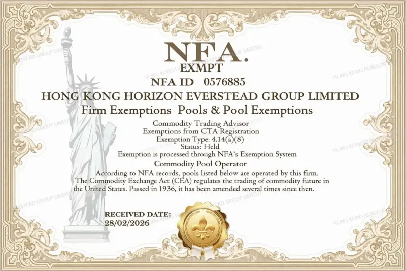 香港远恒集团获得美国NFA资质备案 全球合规布局再升级插图1 香港远恒集团获得美国NFA资质备案 全球合规布局再升级插图1