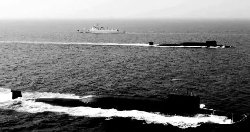▲近年来，人民海军战略核潜艇力量有了长足进步