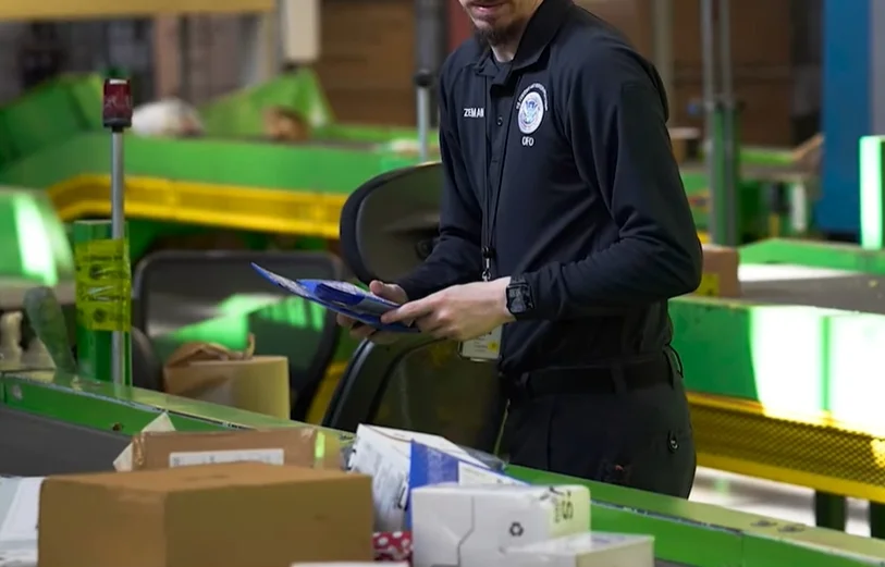 数据显示，去年逾10亿件小包裹入境美国 视频截图