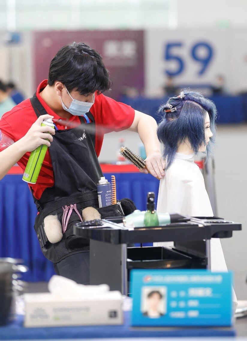 美发技术比赛现场