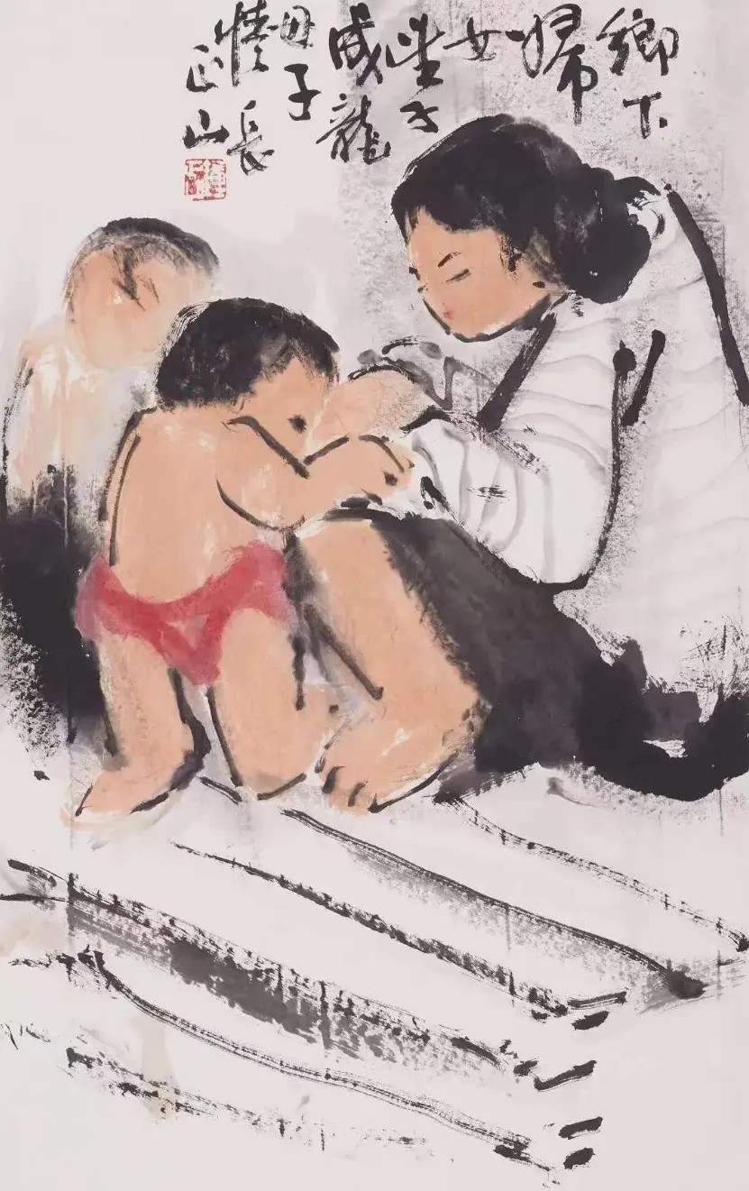 《乡下妇女望子成龙》表达了乡下穷母的爱子之情与期望之心。