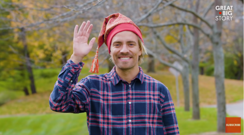 图中为来自德国的圣诞老人学员。 图源:GreatBigStory.com。