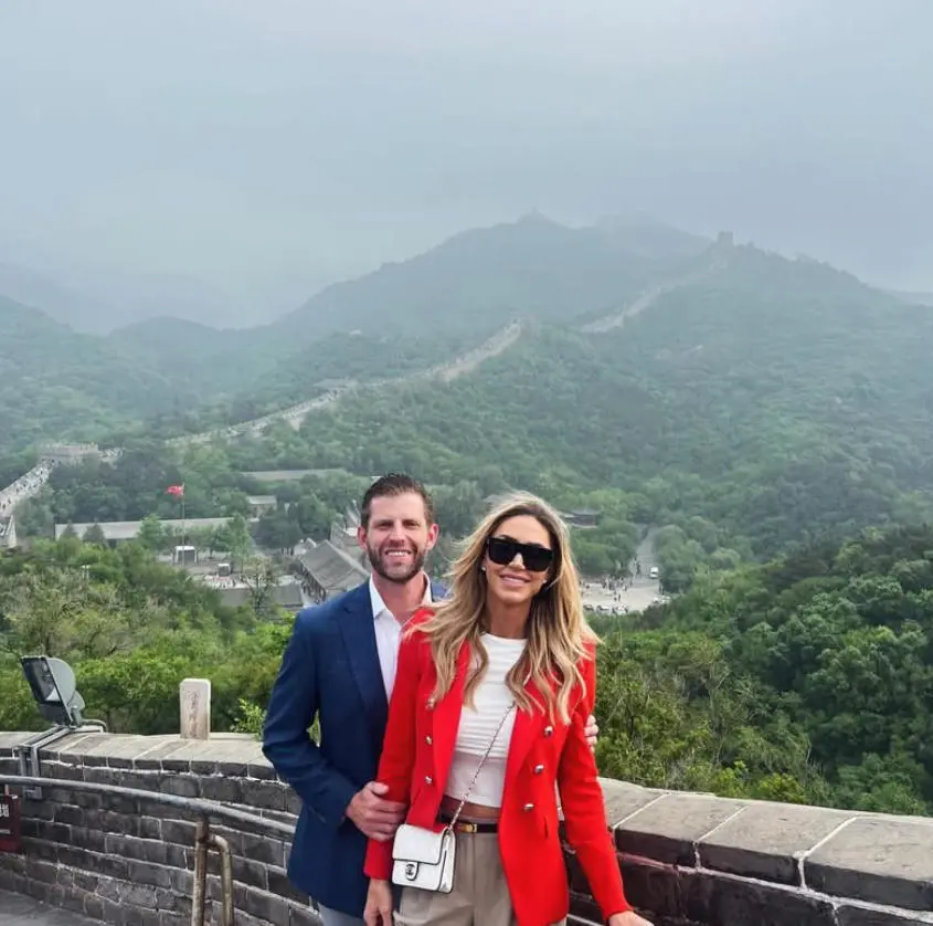 特朗普儿媳妇随团访华 发打卡长城照：难忘的旅行