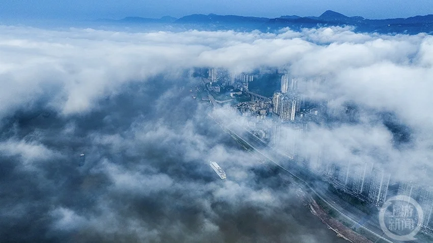 忠县：晨雾弥漫 宛如“天空之城”-小米浏览器默认主页设置