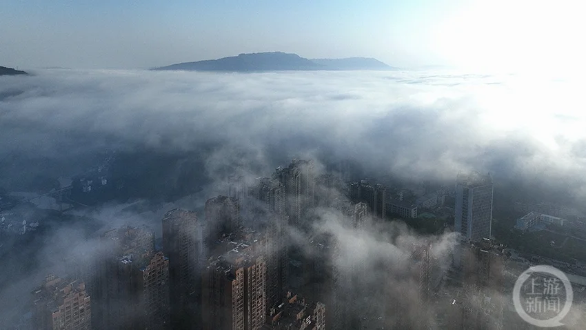 忠县：晨雾弥漫 宛如“天空之城”-小米浏览器默认主页设置