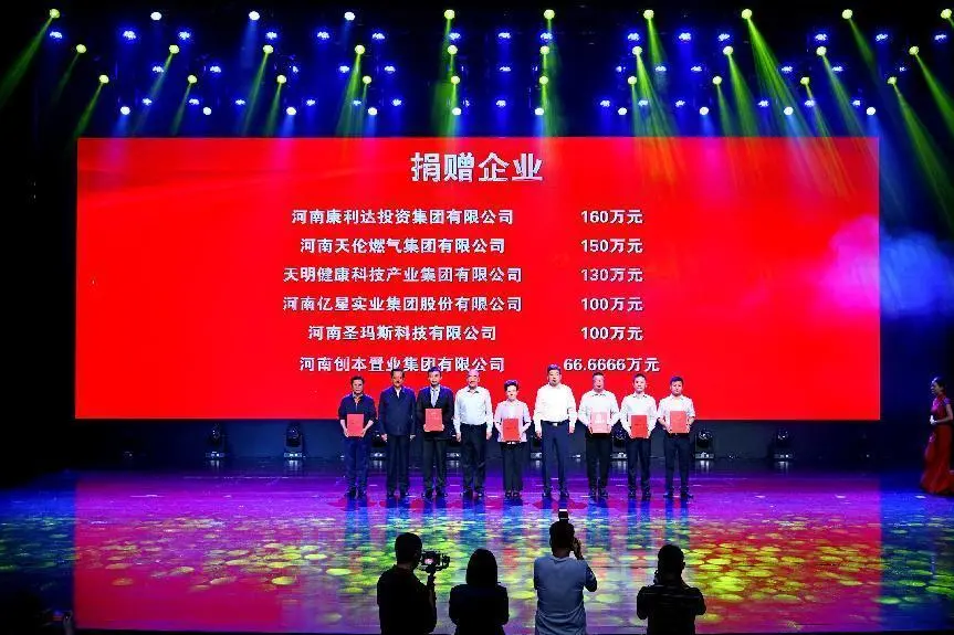 接受爱心企业捐赠