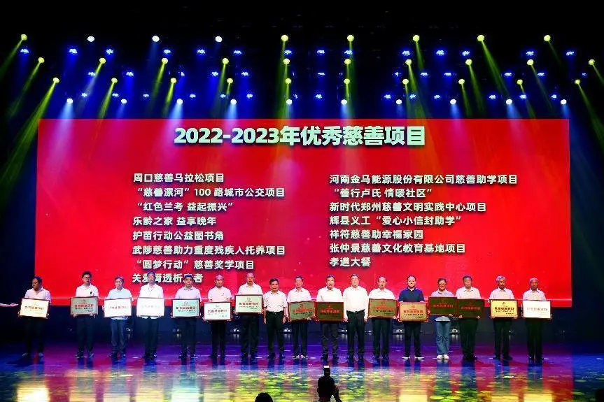 宣传推荐“优秀慈善项目”并颁发证书