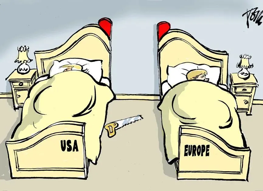European Cartoonists Take On Trump's Trip to Europe - POLITICO Magazine