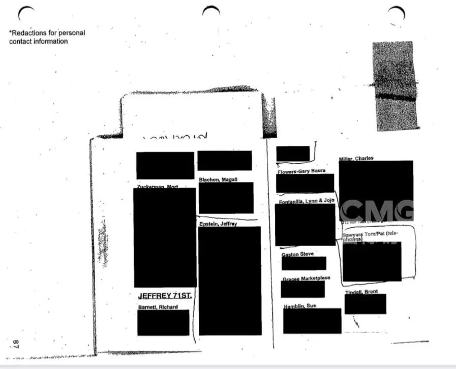 美国公布220多页爱泼斯坦案文件，其中约100页被涂黑