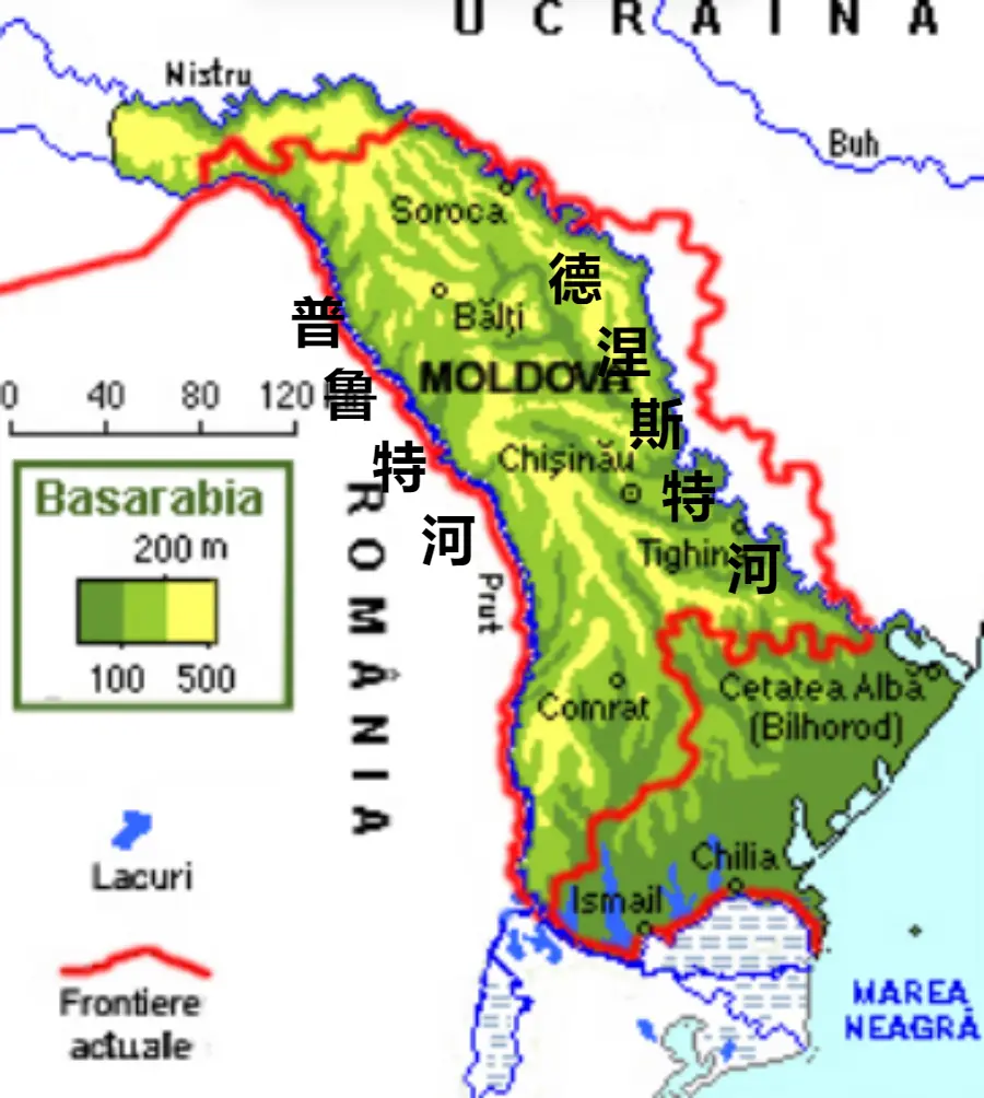 ▲比萨拉比亚的地理位置