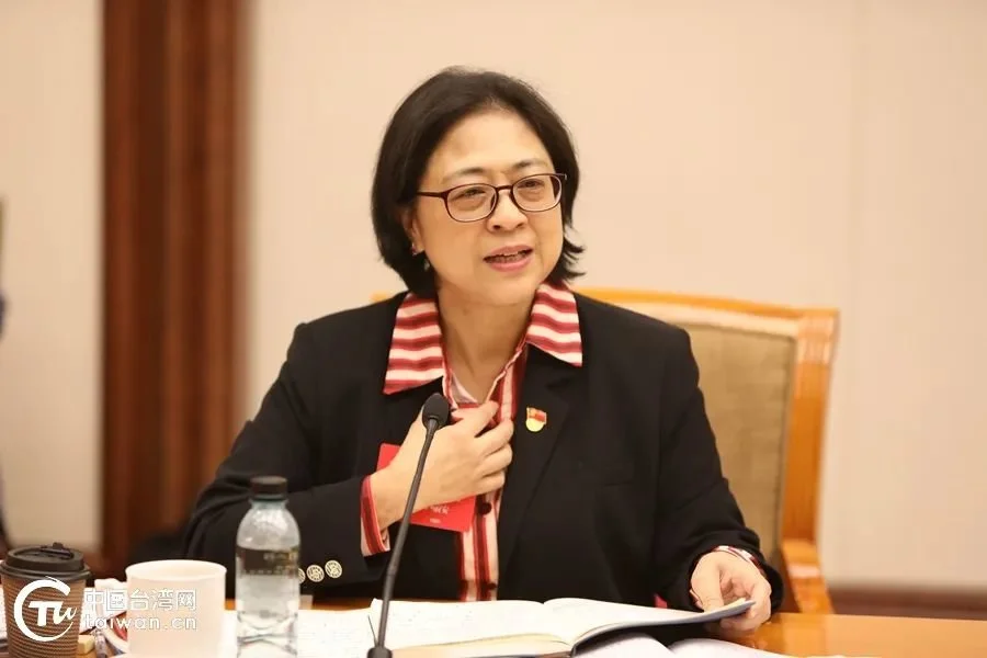 二十大台湾省籍党员代表卢丽安。（中国台湾网 发）