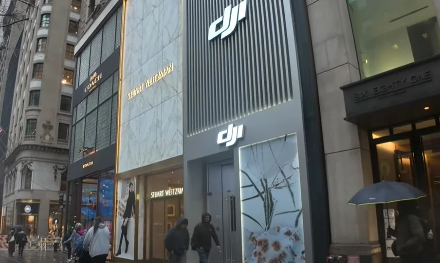 大疆在美国纽约的门店 资料图