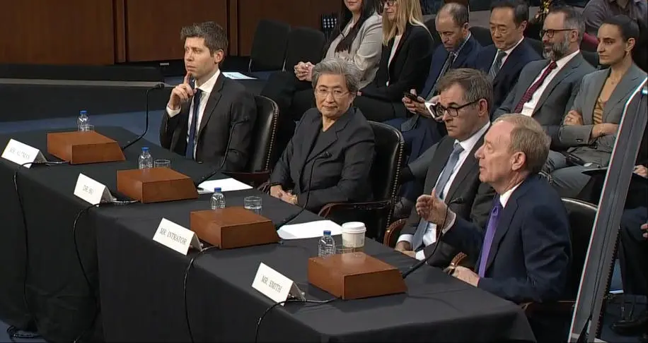 美国AI领先地位面临严峻挑战,四大AI高管国会听证会都说了什么?(图1) 美国AI领先地位面临严峻挑战,四大AI高管国会听证会都说了什么?(图1)