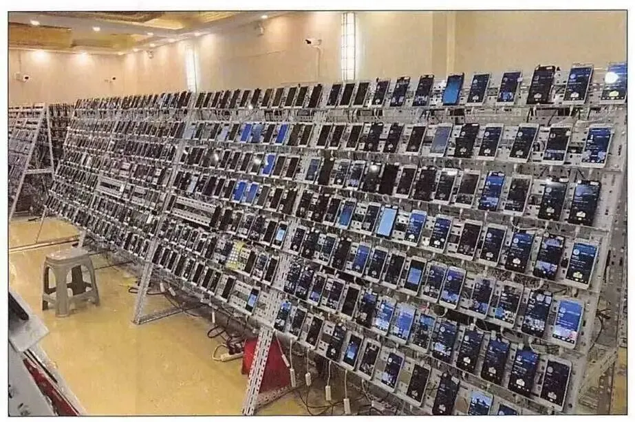 电诈园区用于诈骗的自动化呼叫中心。图片/美国司法部公布的起诉书