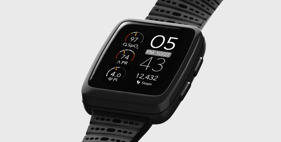 ▲Masimo公司的智能手表可测量血氧水平