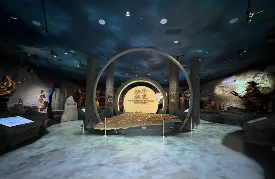 池盐孕古邑 戏台映河东