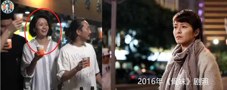 45岁梁咏琪罕露面拍戏！皮肤黝黑脸发胖，与郑中基吴君如勾肩搭背-梁咏琪唱歌