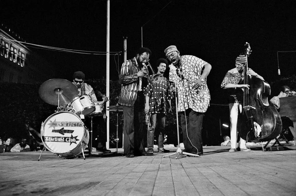 谢普一行在1969年第一届泛非文化节上表演
