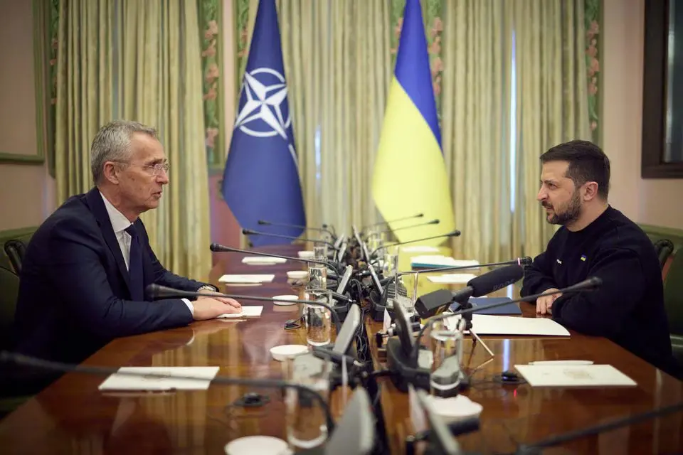 △4月20日，访问乌克兰的北约秘书长斯托尔滕贝格和乌克兰总统泽连斯基在基辅进行会晤。