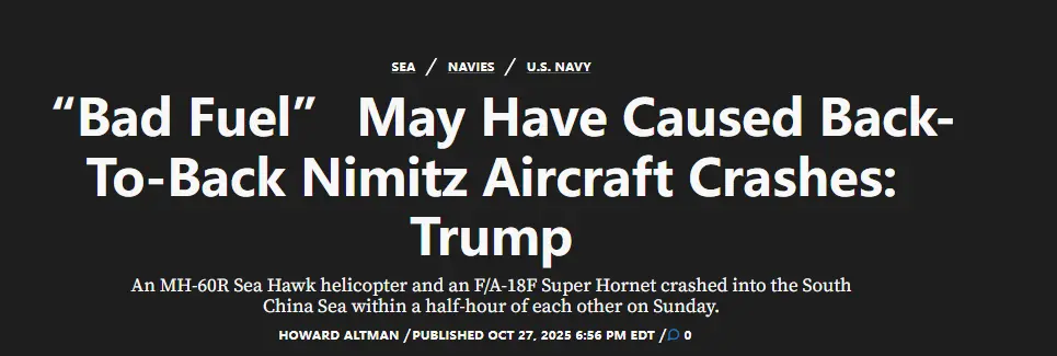 美国“尼米兹”号连摔两机，都是因为它？_https://www.izongheng.net_快讯_第3张