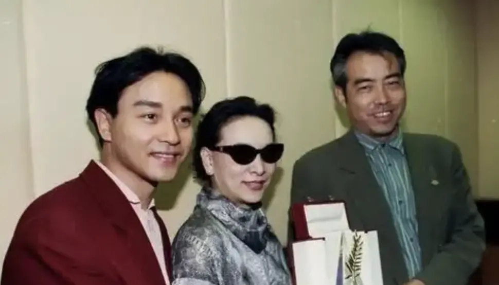 由左到右：张国荣、徐枫、陈凯歌