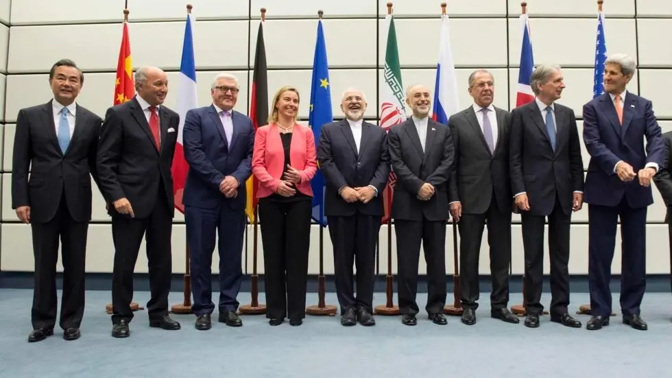 ▎2015年7月14日伊朗核谈判在维也纳达成协议。图源：路透社