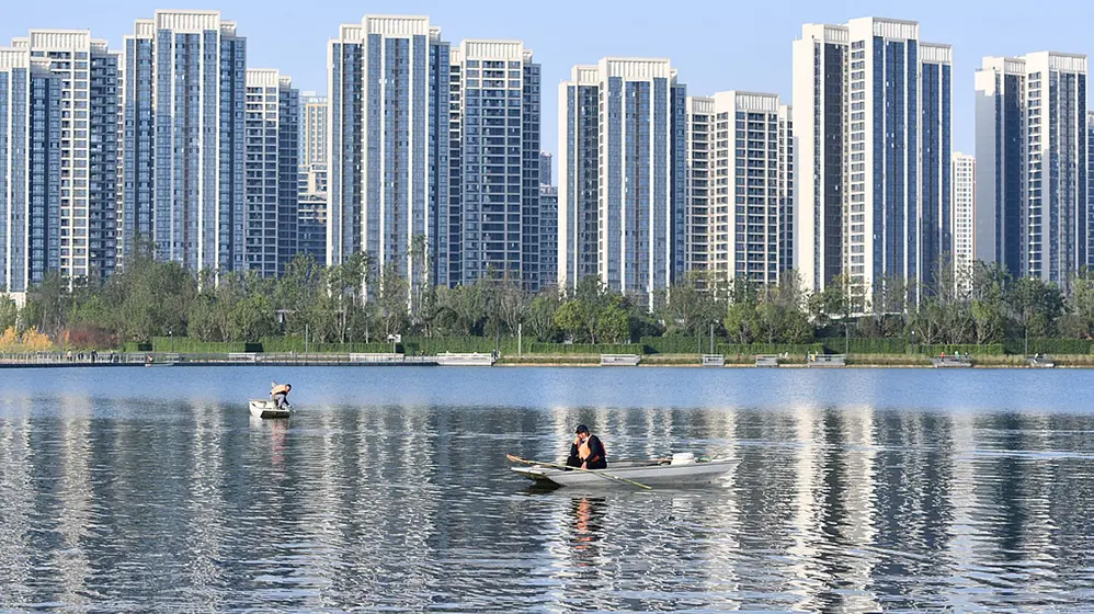 成都一住宅小区鳞次栉比。视觉中国 资料图