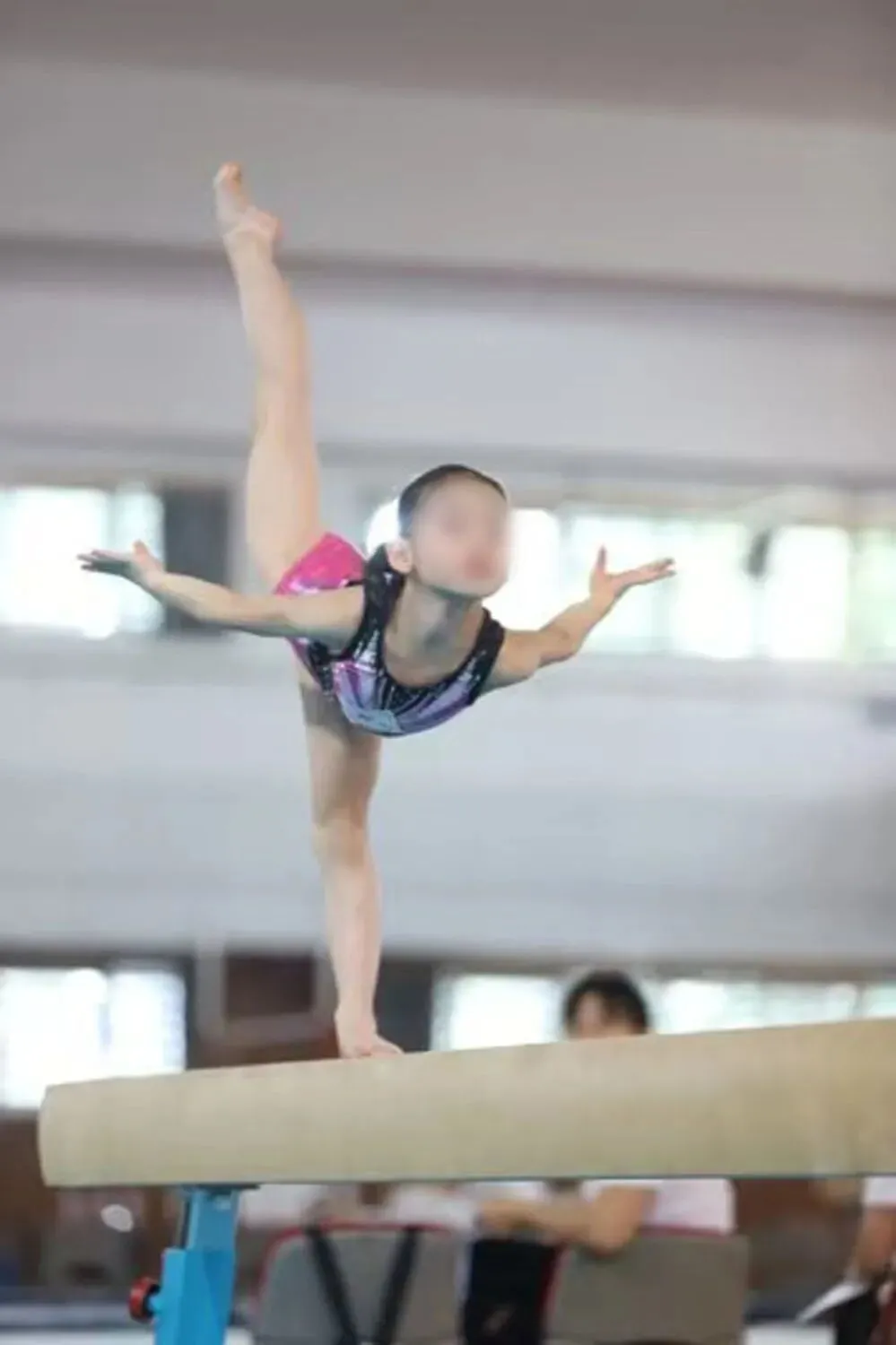 训练中的小佳/受访者供图